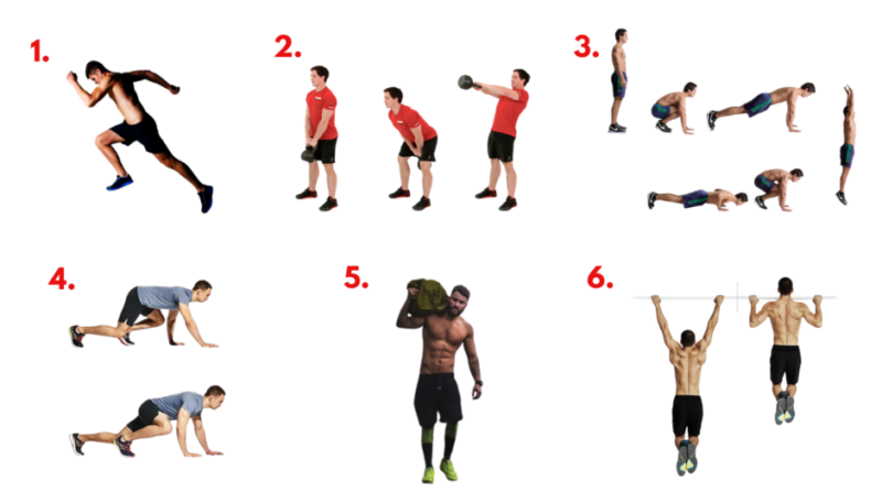 Quiver workout circuit exercise demonstration