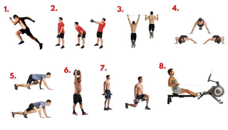 Longbow Hunters workout circuit exercise demonstration