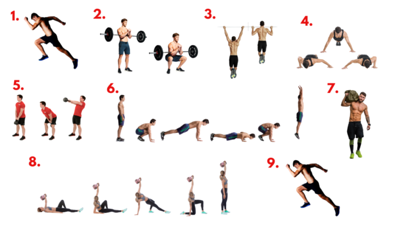 Longbow Hunters workout circuit exercise demonstration