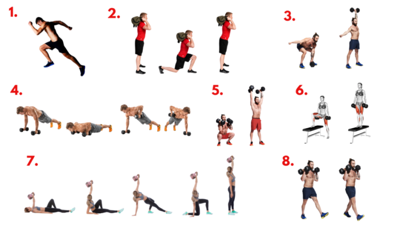 Where Angels Fear to Tread workout circuit exercise demonstration