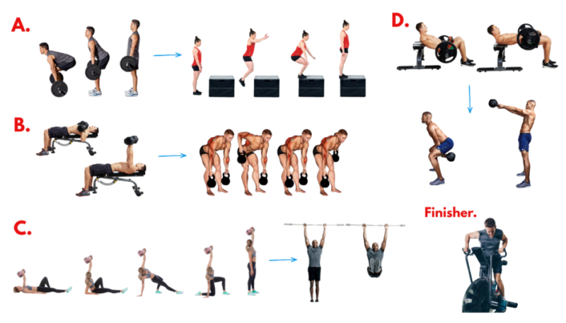 Longbow Hunters workout circuit exercise demonstration