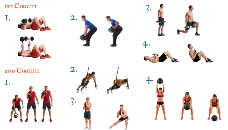 Strength and conditioning exercise demonstrations for The Vampyre, a Halloween group workout inspired by Dracula and vampire folklore.