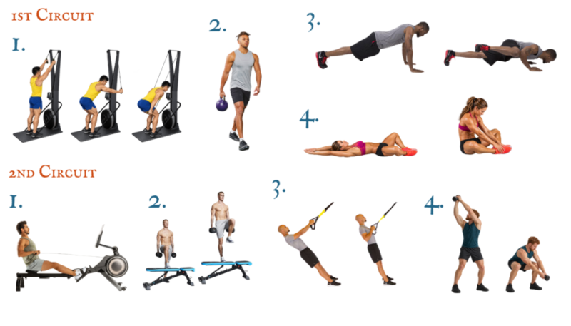 Burpee and functional conditioning exercise demonstrations for The Cry of the Banshee, a Halloween workout featuring unpredictable penalties.