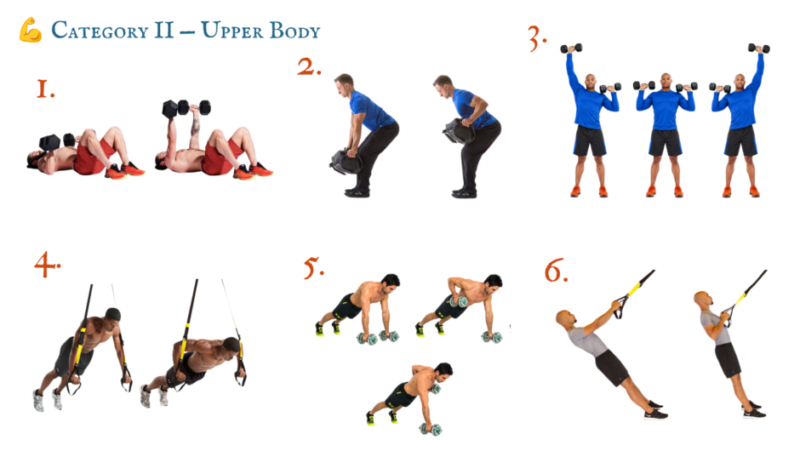 Full-body strength and conditioning exercise demonstrations for The Wraith, a competitive two-person workout featuring tactical exercise selection.
