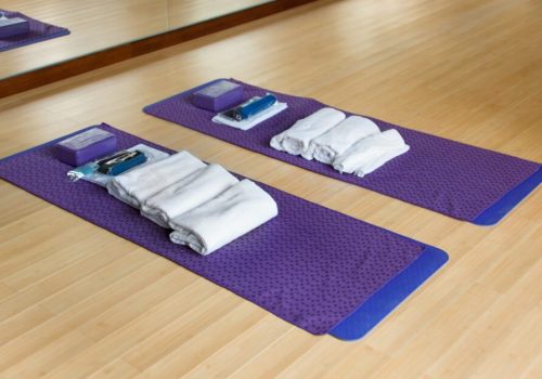 Yoga Equipment. Towels, blocks, mats. Flexibility and Core Training. Balance.